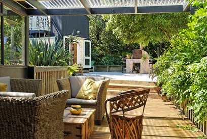 Waiheke Casamatta Waiheke: Covered entertaining deck