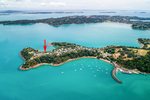 Waiheke Ocean View: Drone shot back to Auckland