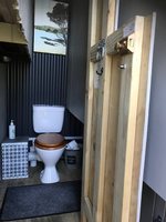 Waiheke Surfdale Studio: Shared Outdoor Toilet 